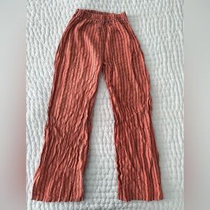 Striped Coral Pants